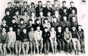 ECOLE MAGNAN GARCONS 1960 CEP 2 EME ANNEE